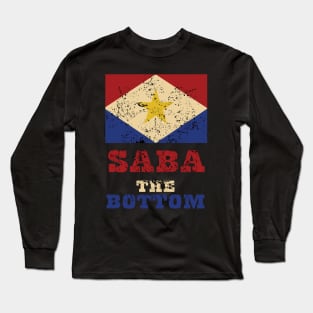 Flag of Saba Long Sleeve T-Shirt